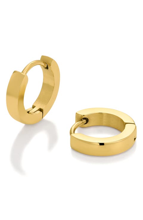 Mini Clicker Hoop Earrings