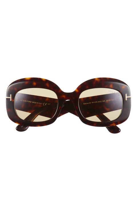 53mm Square Sunglasses