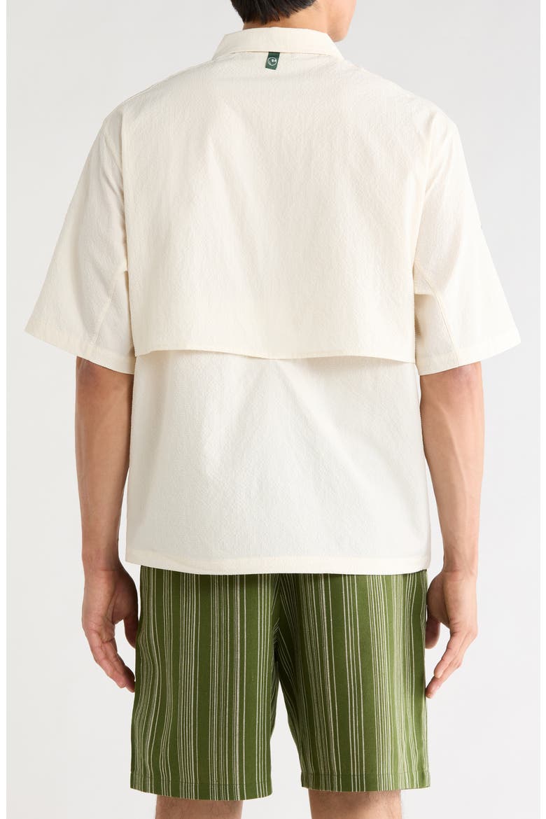 Bass Club Seersucker Popover Windshirt, Alternate, color, IVORY