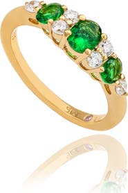 SUZY LEVIAN Cubic Zirconia Graduated Ring