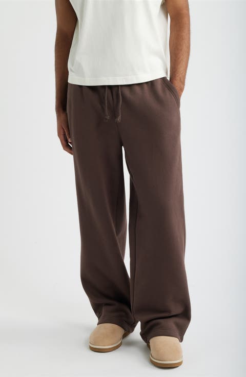 Straight Leg Fleece Sweatpants