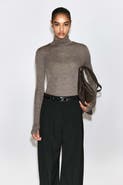 COS Merino Wool Turtleneck Top