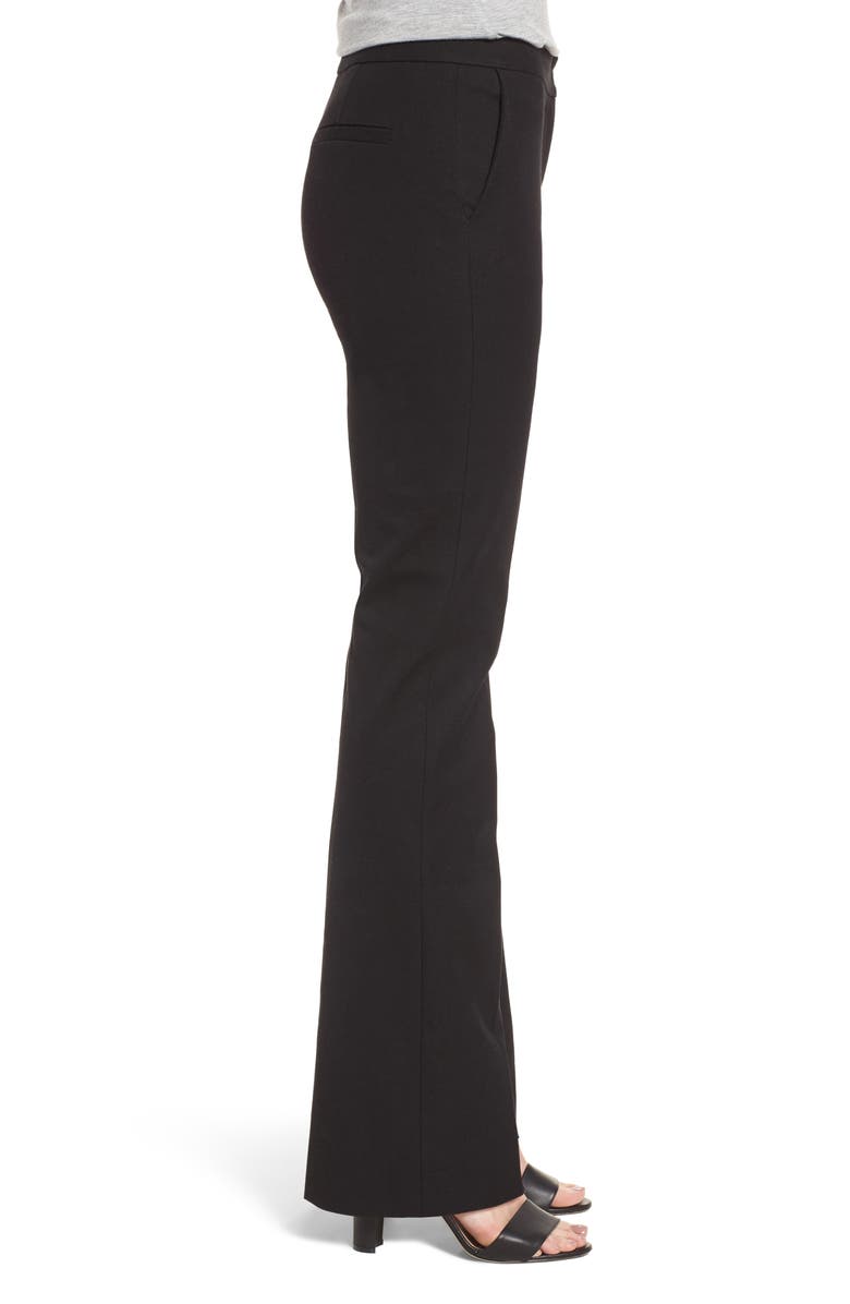 Nordstrom Signature Stretch Blend Slim Flare Leg Pants, Alternate, color,