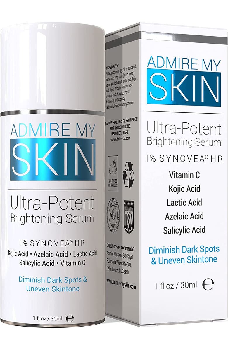 Admire My Skin Ultra Potent Brightening Serum Dark Spot Corrector, Main, color, Clear