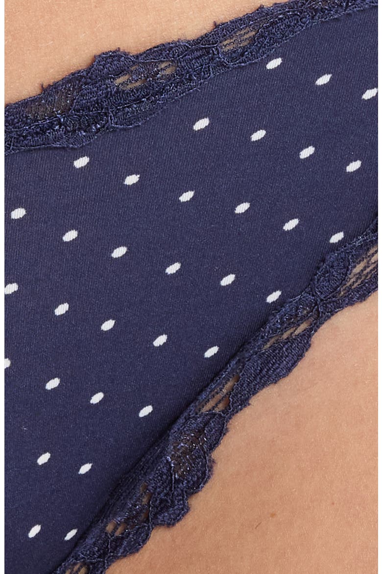 Intimately FP Charlie Bikini, Alternate, color, NAVY DOT