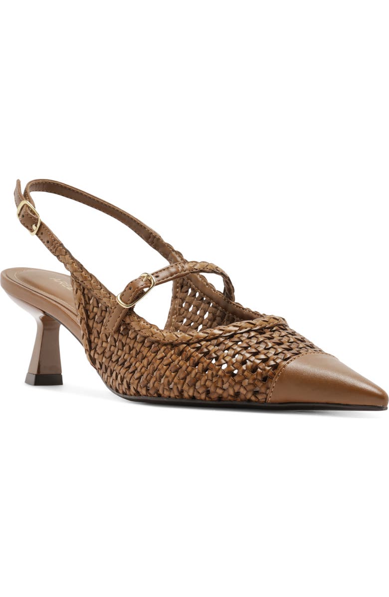 Arezzo Hazel Slingback Pump, Main, color, Soul Natural