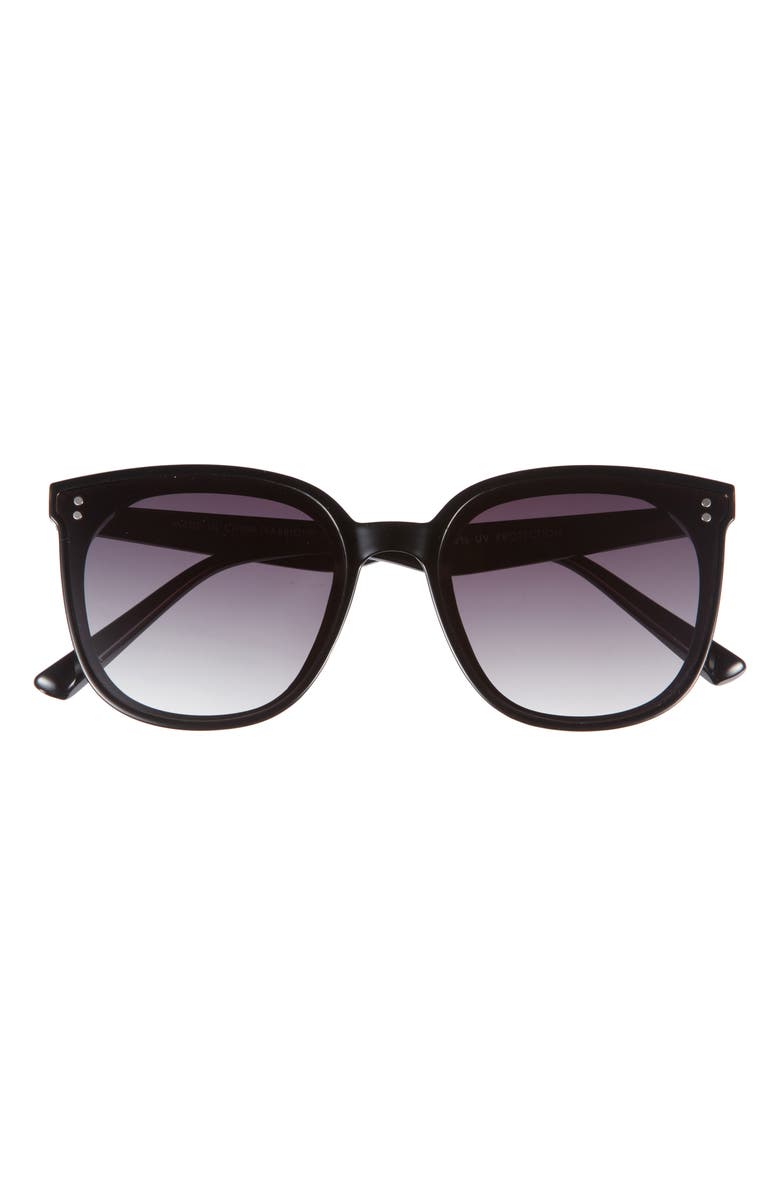 BP. Square Sunglasses, Main, color, Black