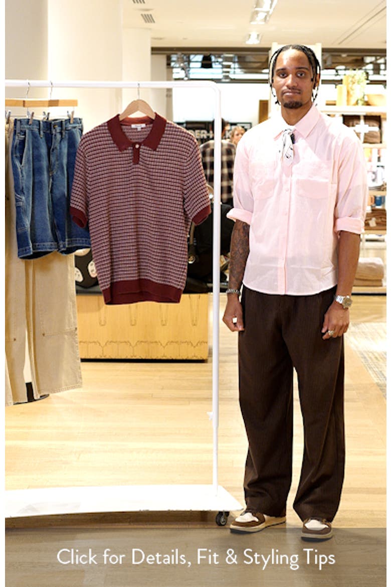 Jacquard Sweater Polo video