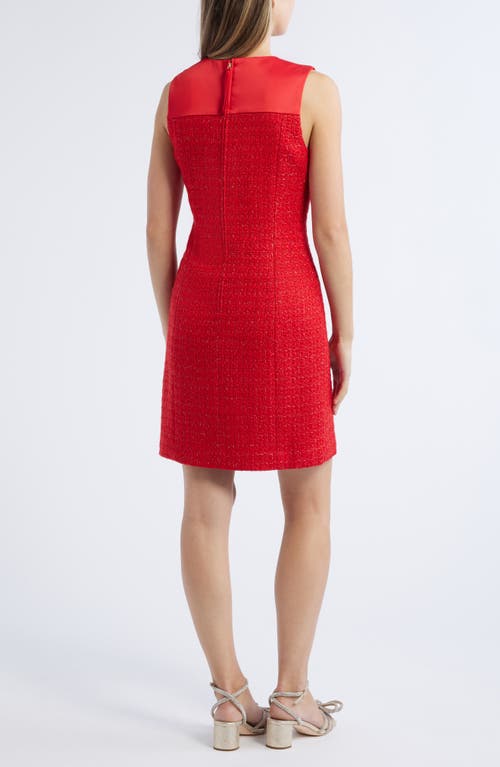 Lilly Pulitzer Ritzy Boucle Shift Dress In Rococo Red