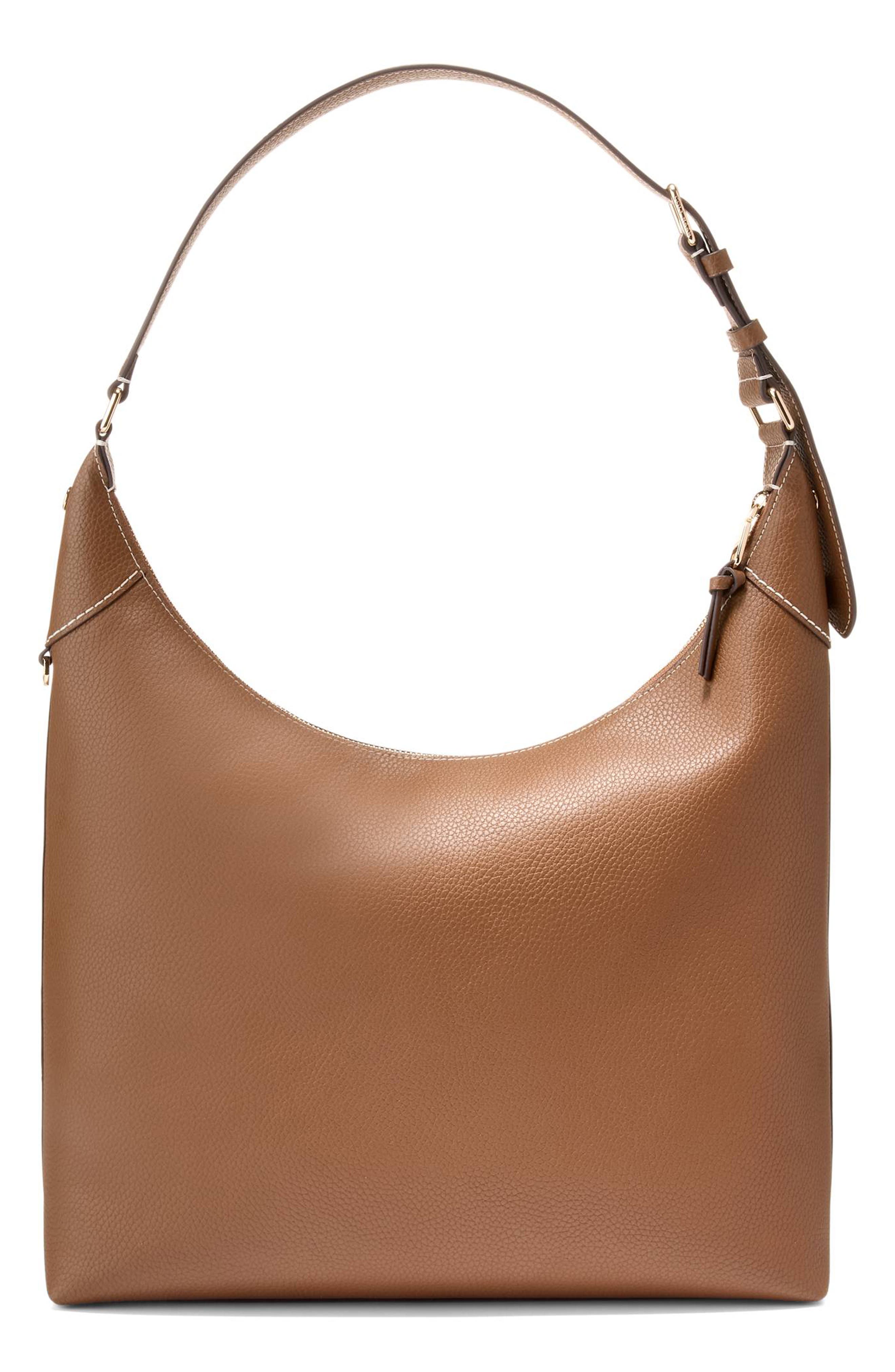 Florence Hobo Shoulder Bag, Alternate, color, NEW CARAMEL