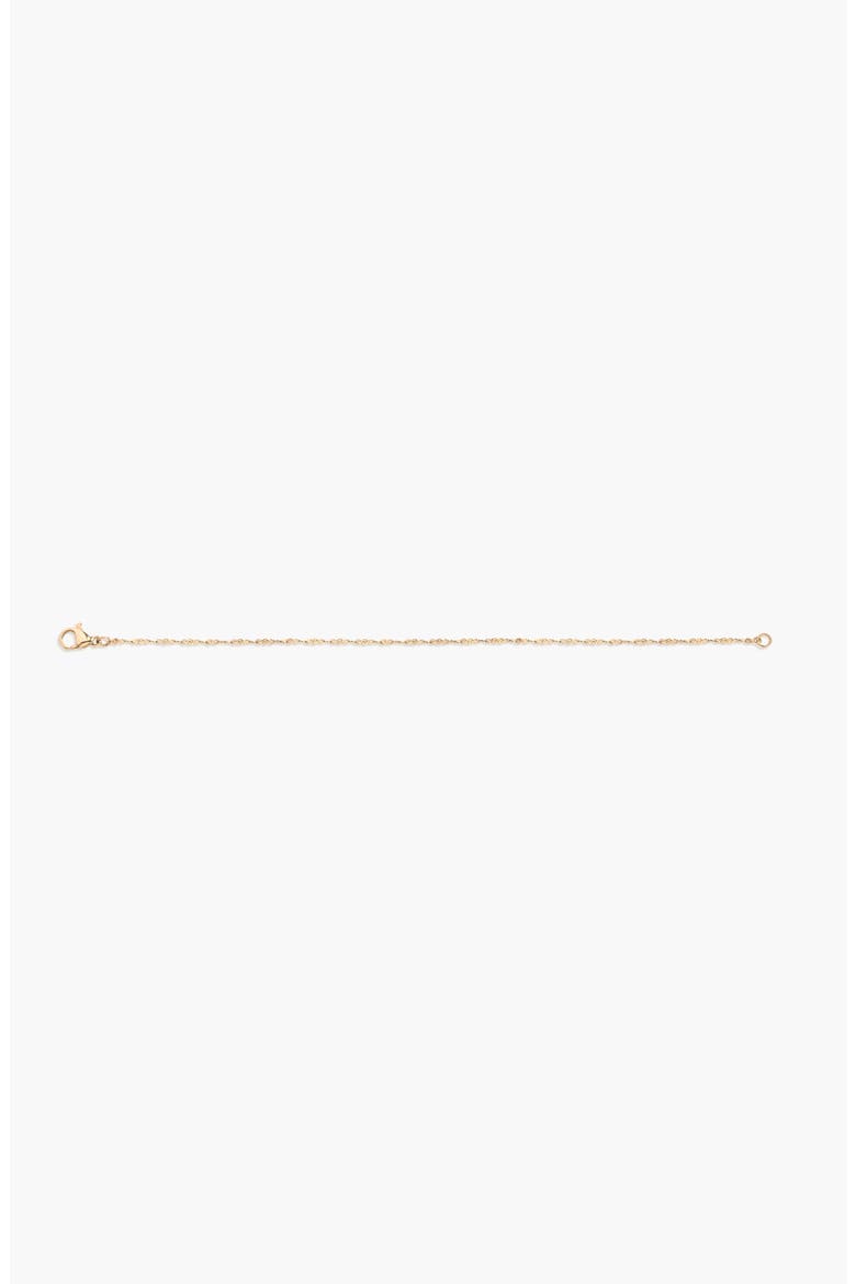Unbreakable Barely There Chain Bracelet, Alternate, color, Yellow