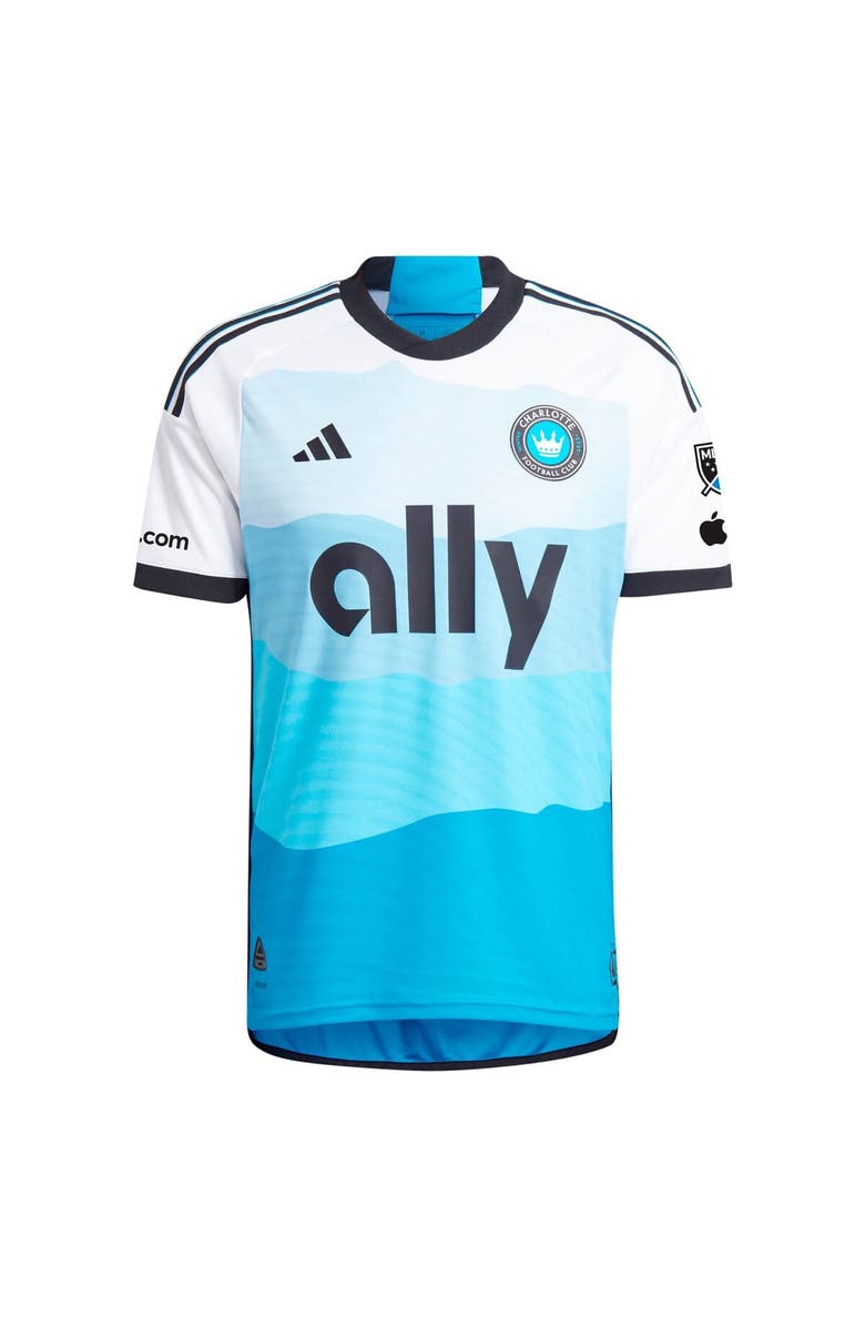 adidas Men's adidas Ashley Westwood Blue Charlotte FC 2024 The Carolina Kit: Explore Authentic Player Jersey, Alternate, color, 