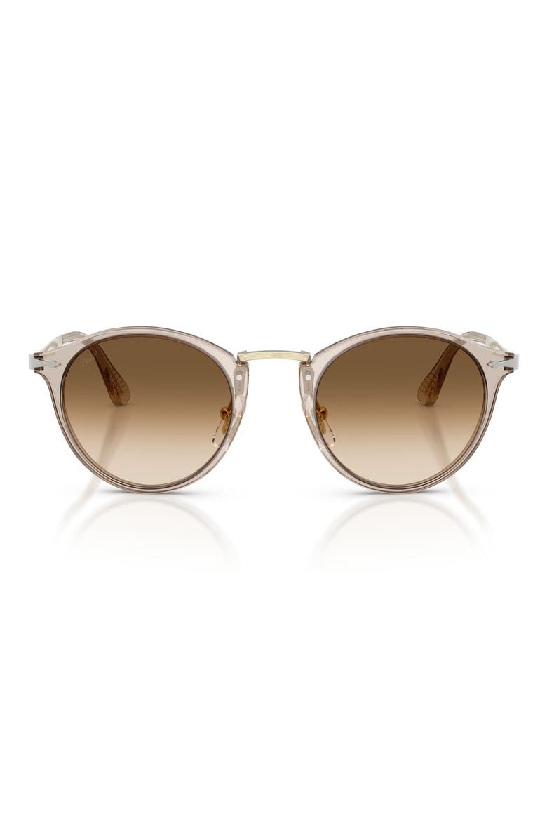 51mm Gradient Phantos Sunglasses, Main, color, TRANSPARENT BROWN GREY / CLEAR