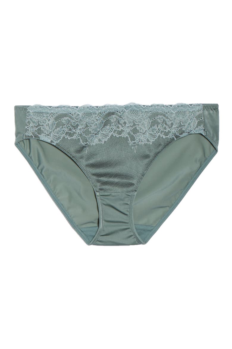 'Lace Affair' Bikini, Alternate, color, BALSAM GREEN/ SLATE