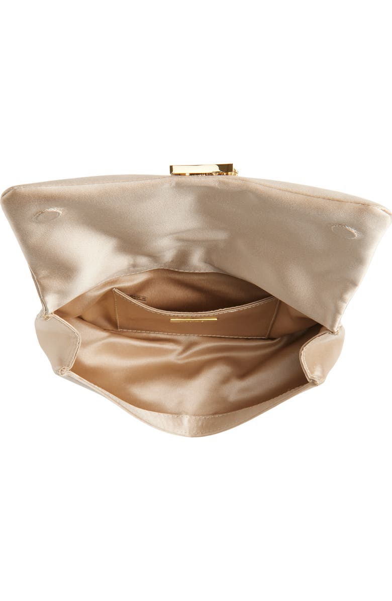 L’alingi Oasis Satin Pouch, Alternate, color, Champagne
