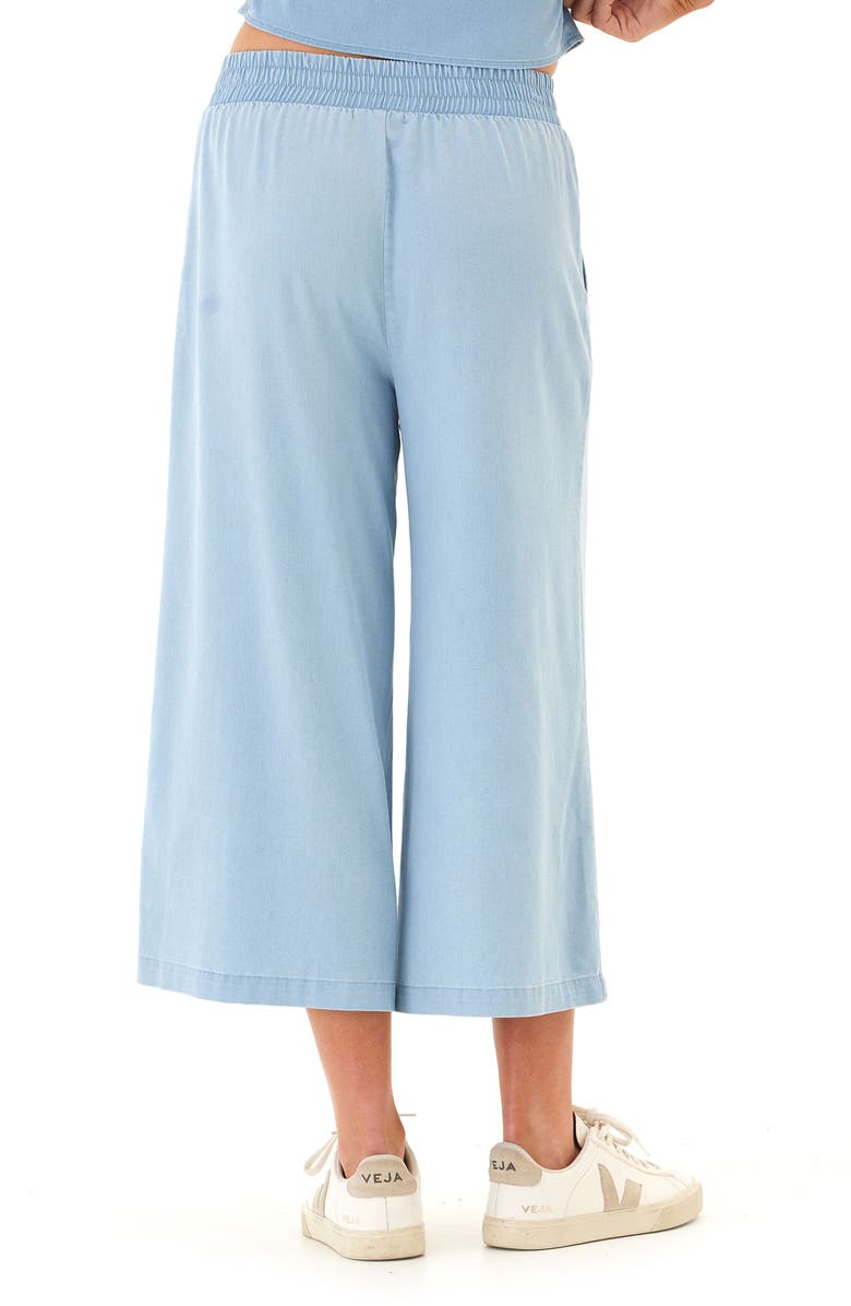 Threads 4 Thought Alora Stretch Chambray Wide Leg Pants, Alternate, color,