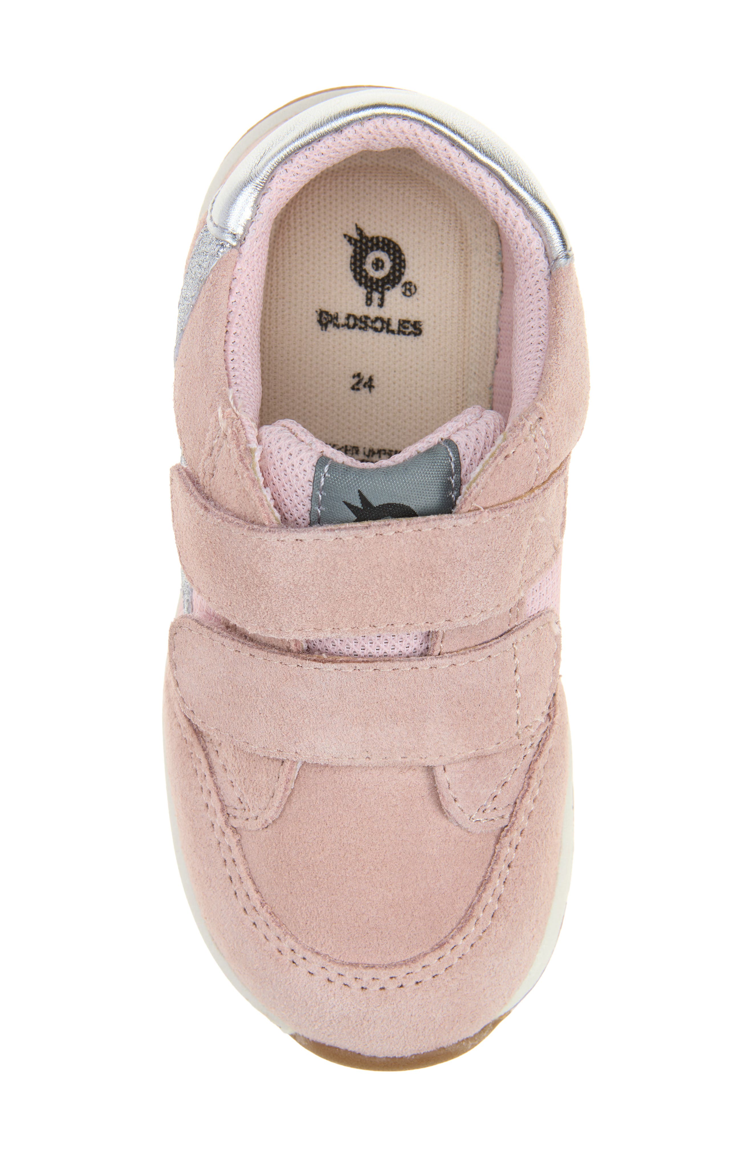 Kids' Star Track Sneaker, Alternate, color, CHALK PINK SUEDE