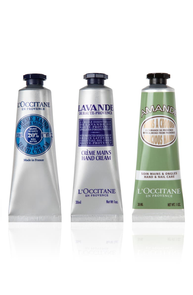 L'Occitane Hand Cream Trio, Alternate, color,