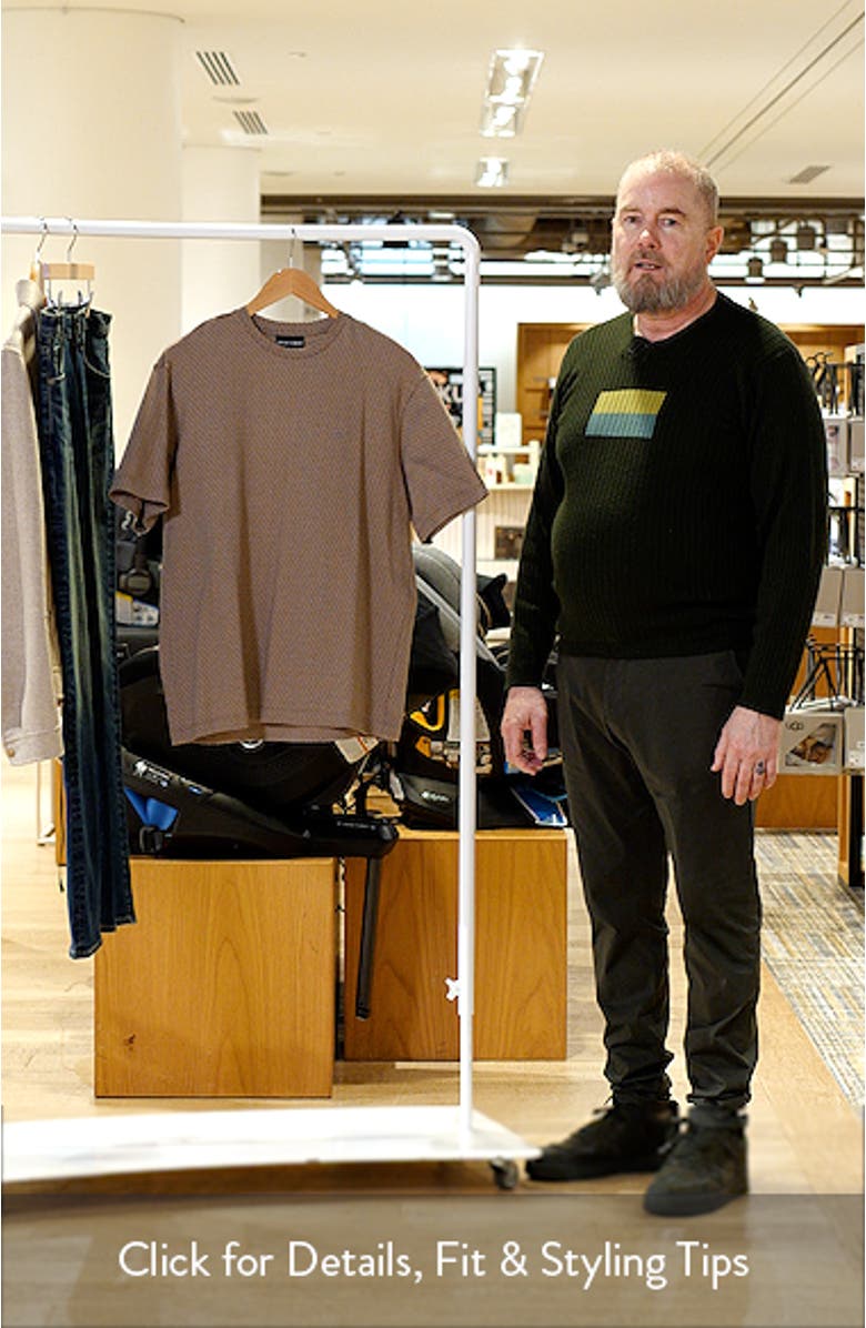 Geo Print Cotton Graphic T-Shirt, sales video thumbnail