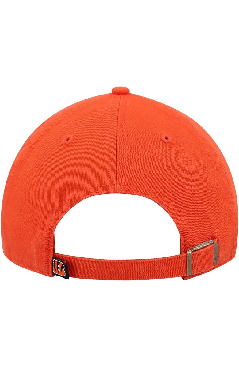 '47 Men's '47 Orange Cincinnati Bengals Secondary Clean Up Adjustable Hat, Alternate, color, Orange