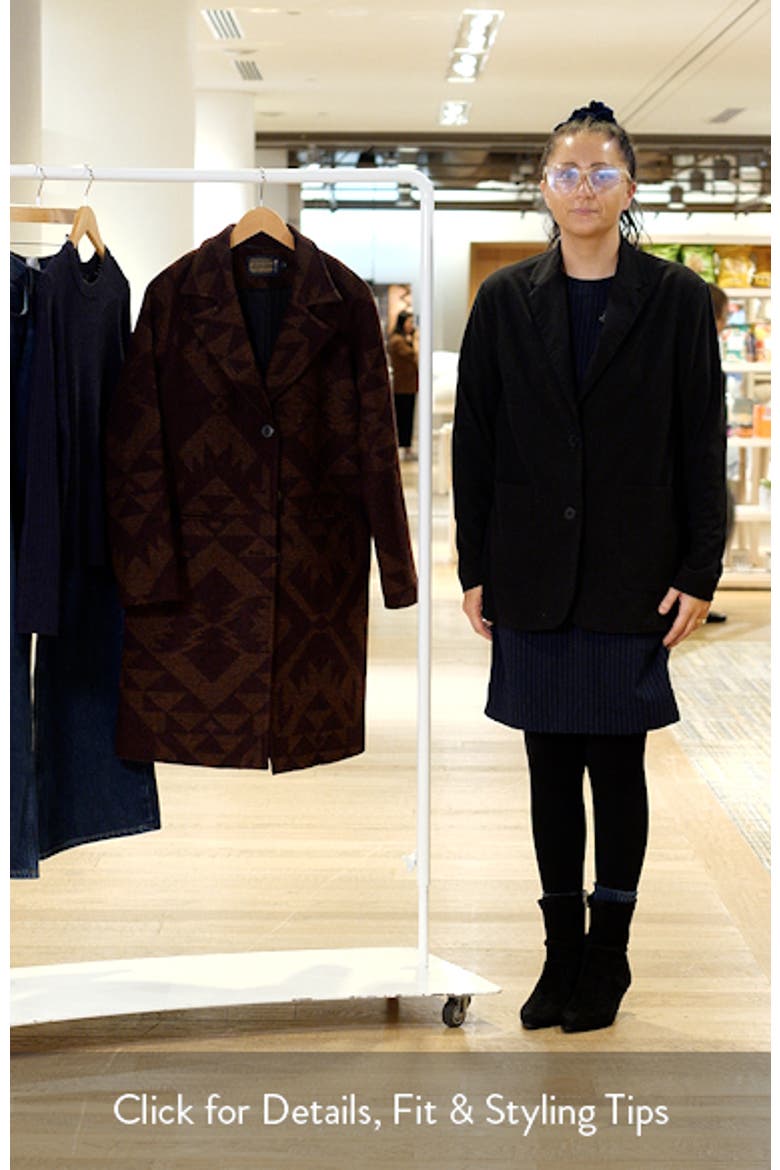 Jacquard Wool Overcoat video