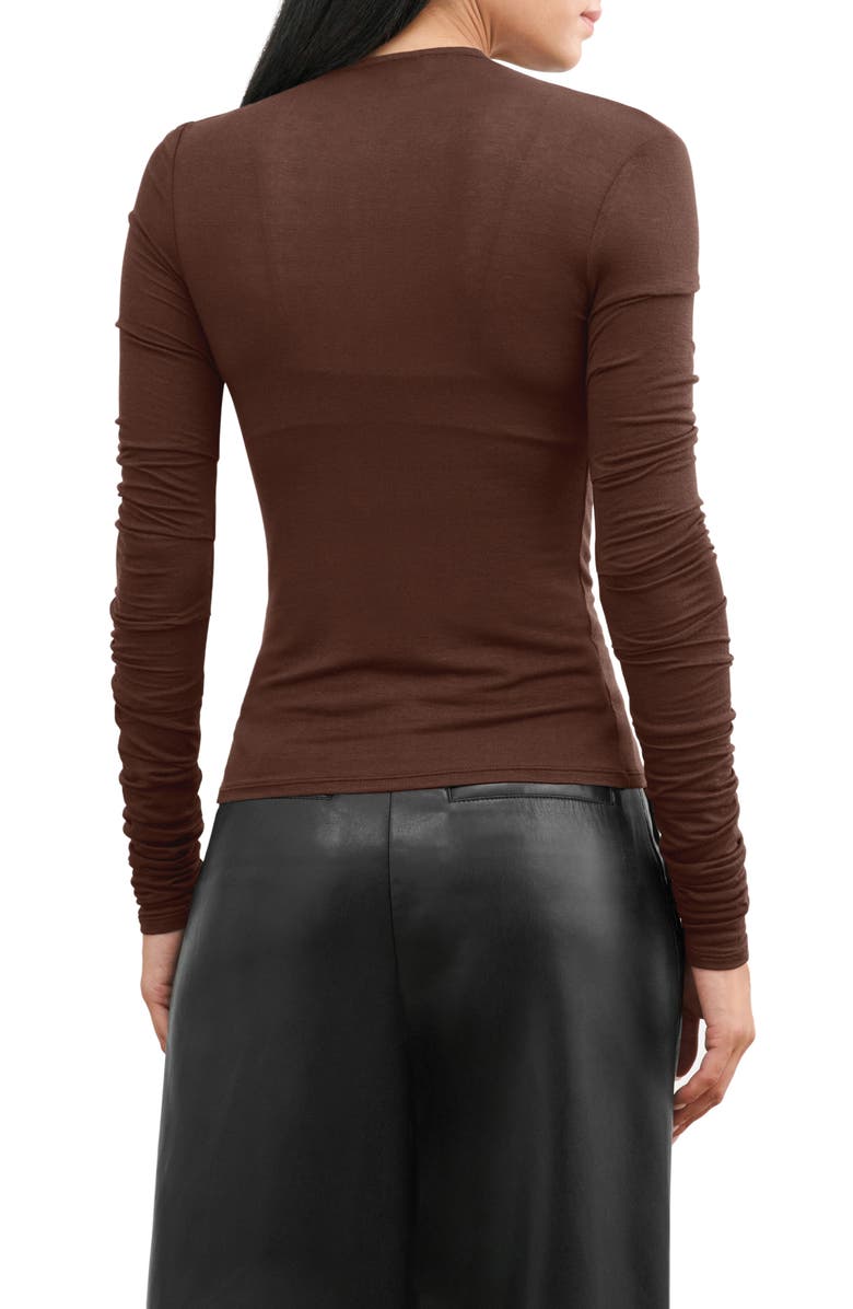 Marcella Bushwick Semisheer Jersey Top, Alternate, color, 