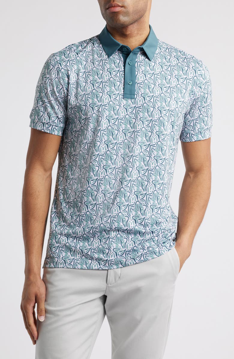 Mizzen+Main Versa Stripe Performance Golf Polo, Main, color, 