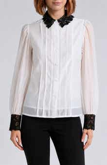 Jaycee Lace Collar Shirt