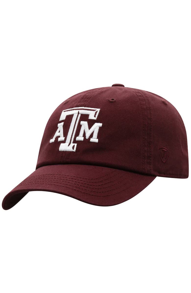 TOP OF THE WORLD Youth Top of the World Maroon Texas A&M Aggies Champ Adjustable Hat, Main, color,