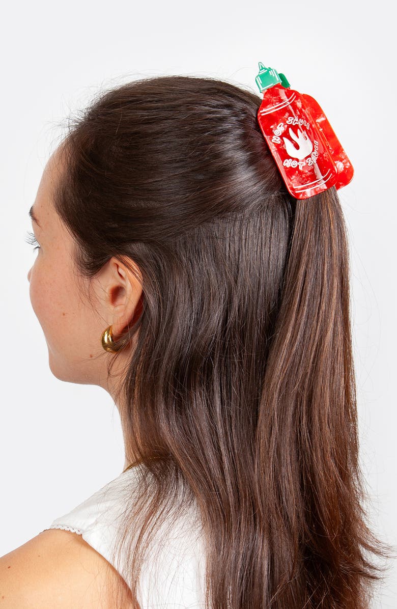 doiy Sriracha Claw Clip, Alternate, color, Red Multi