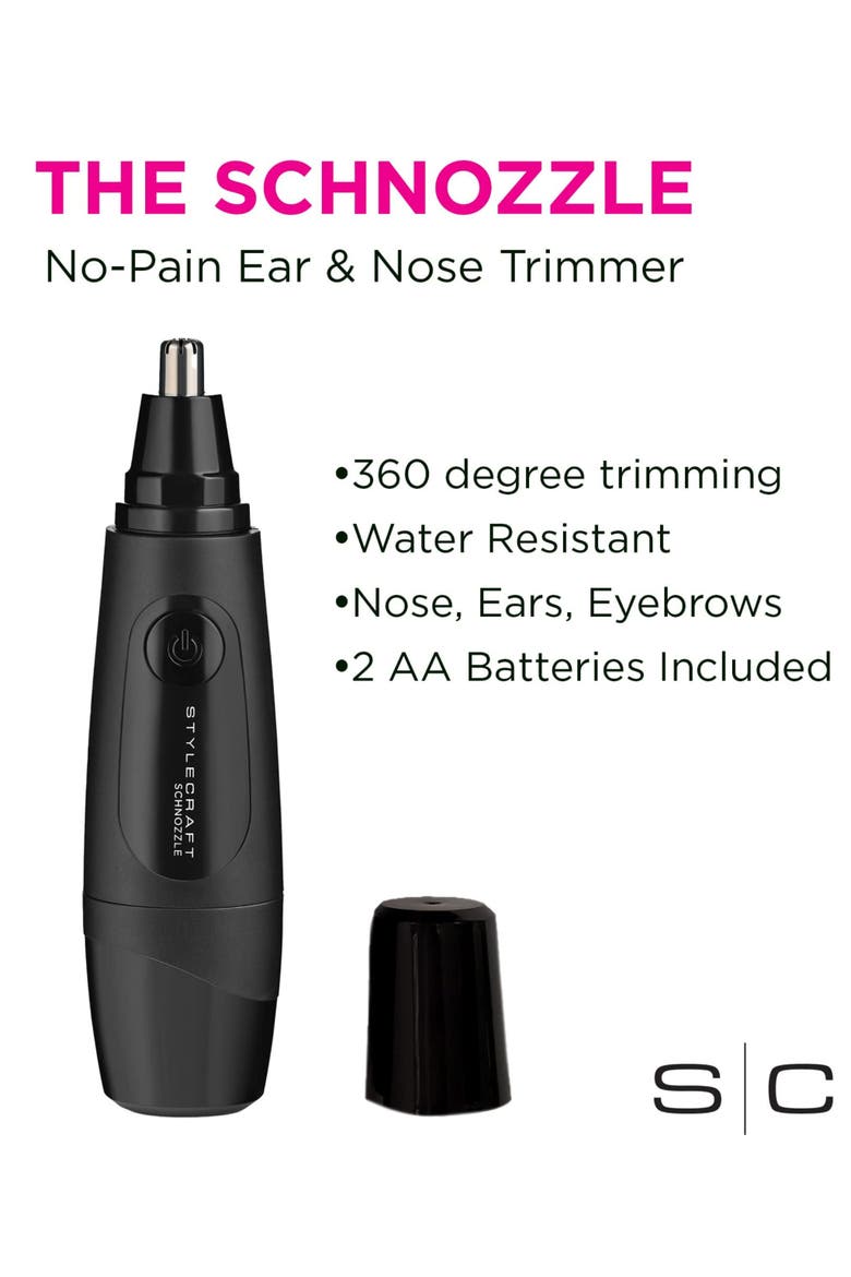 Schnozzle Compact Nose and Ear Trimmer, Alternate, color, Black