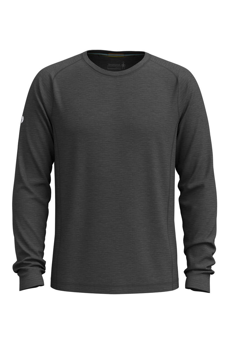 Active Ultralight Long Sleeve Performance T-Shirt, Alternate, color, CHARCOAL HEATHER