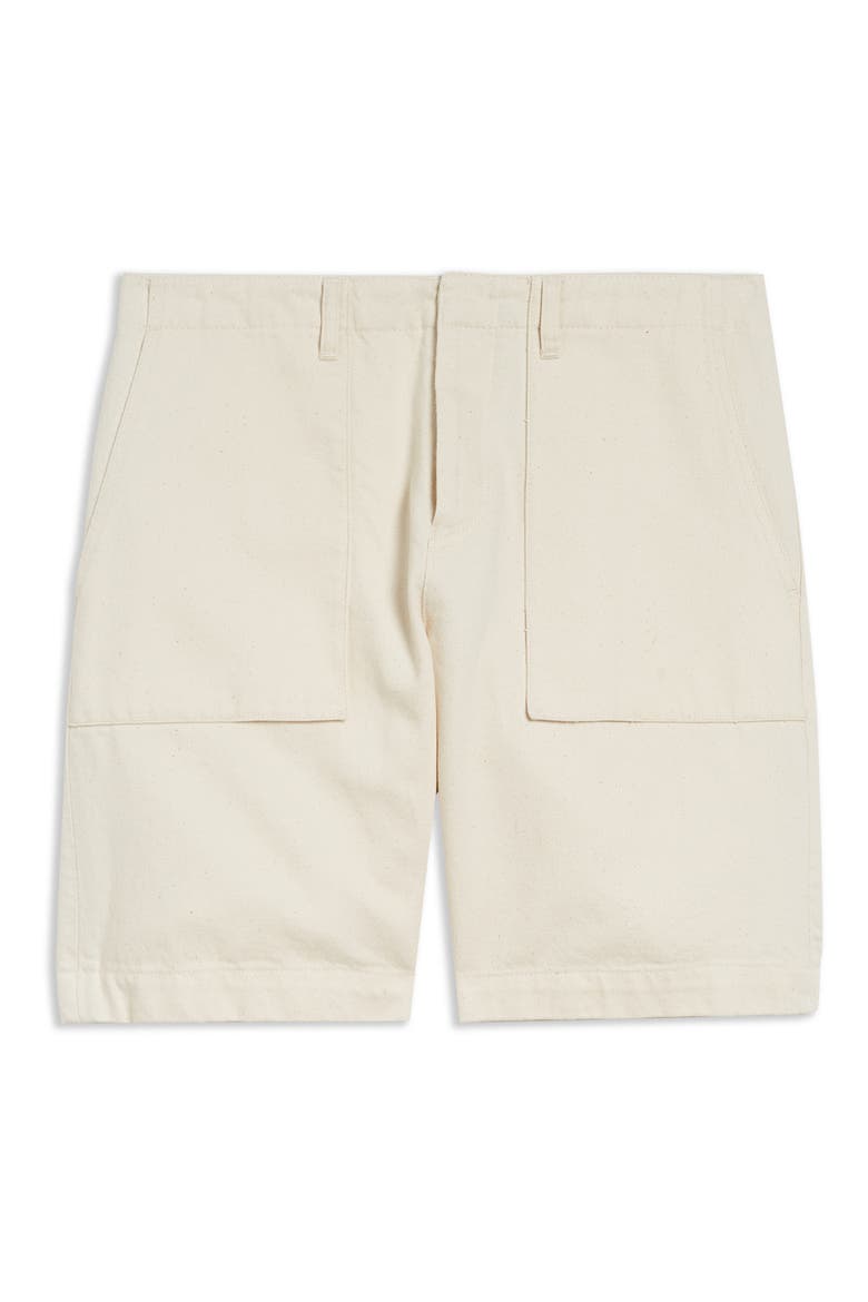Pellon Denim Utility Shorts, Alternate, color, ECRU