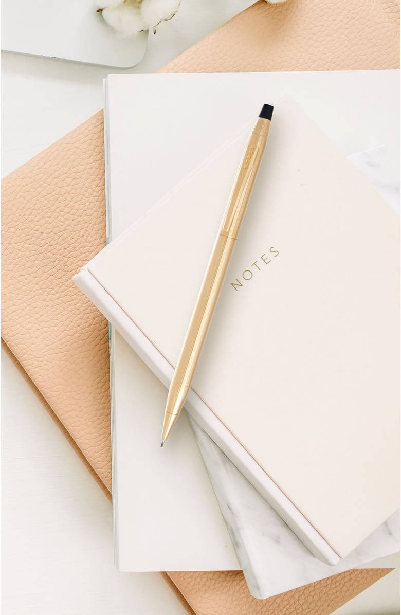 A.T. Cross Classic Century 23KT Gold Plated 0.7MM Pencil, Alternate, color, 23Kt Gold