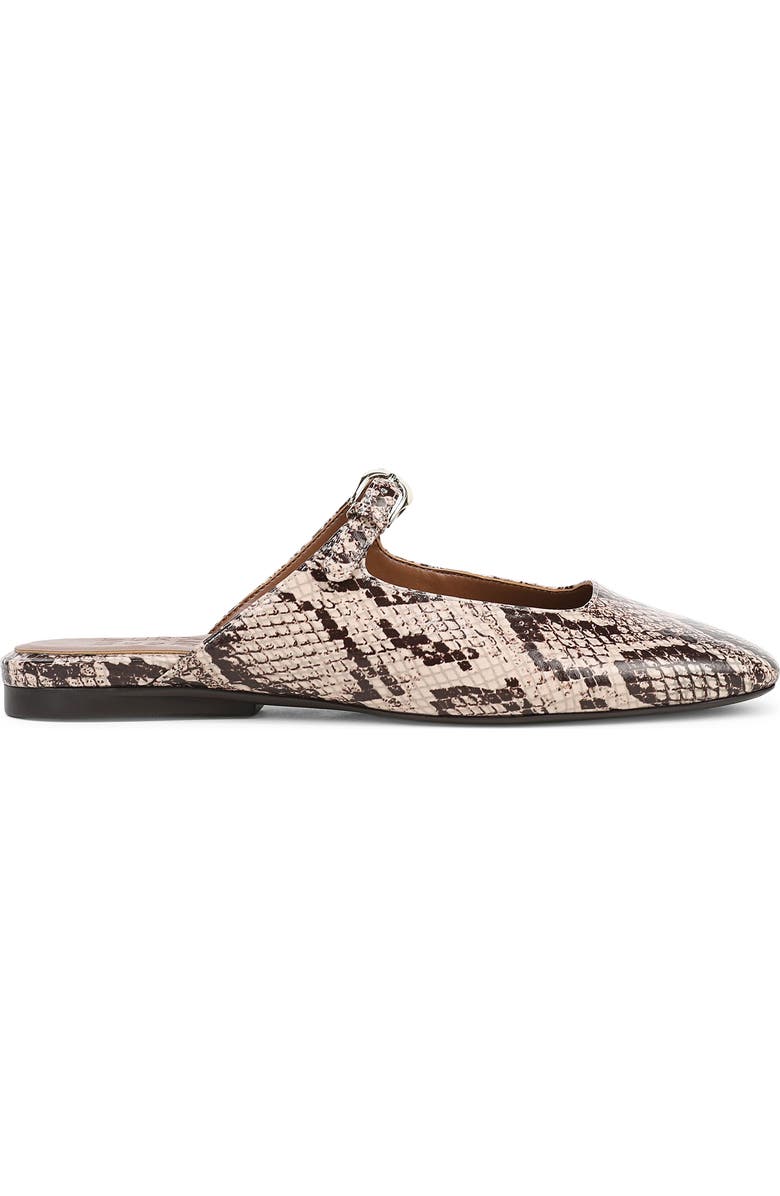 Naturalizer Apple Mary Jane Mule, Alternate, color, Beige Snake Print Faux Leather
