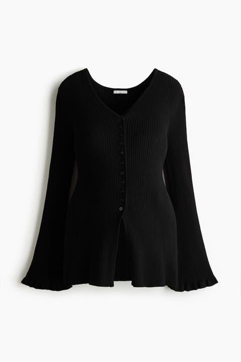Mama Rib-knit Cardigan
