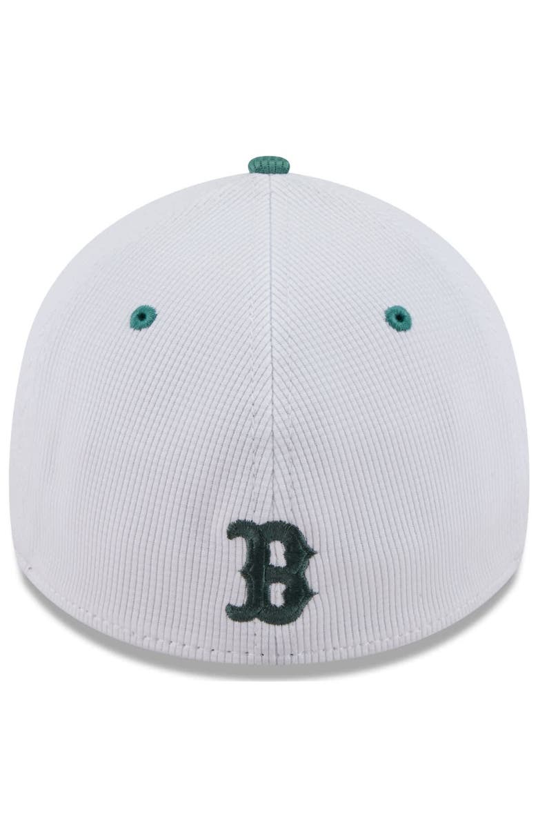 New Era Men's New Era  White/Green Boston Red Sox 2025 City Connect Batting Practice 39THIRTY Flex Hat, Alternate, color, 