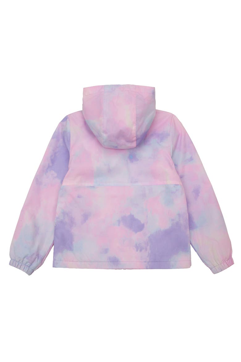 Kids' Lightweight Fleece-Lined Windbreaker, Alternate, color, Purple