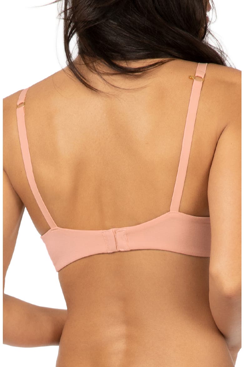 The All-Day Plunge No-Wire Bra, Alternate, color, SHELL PINK