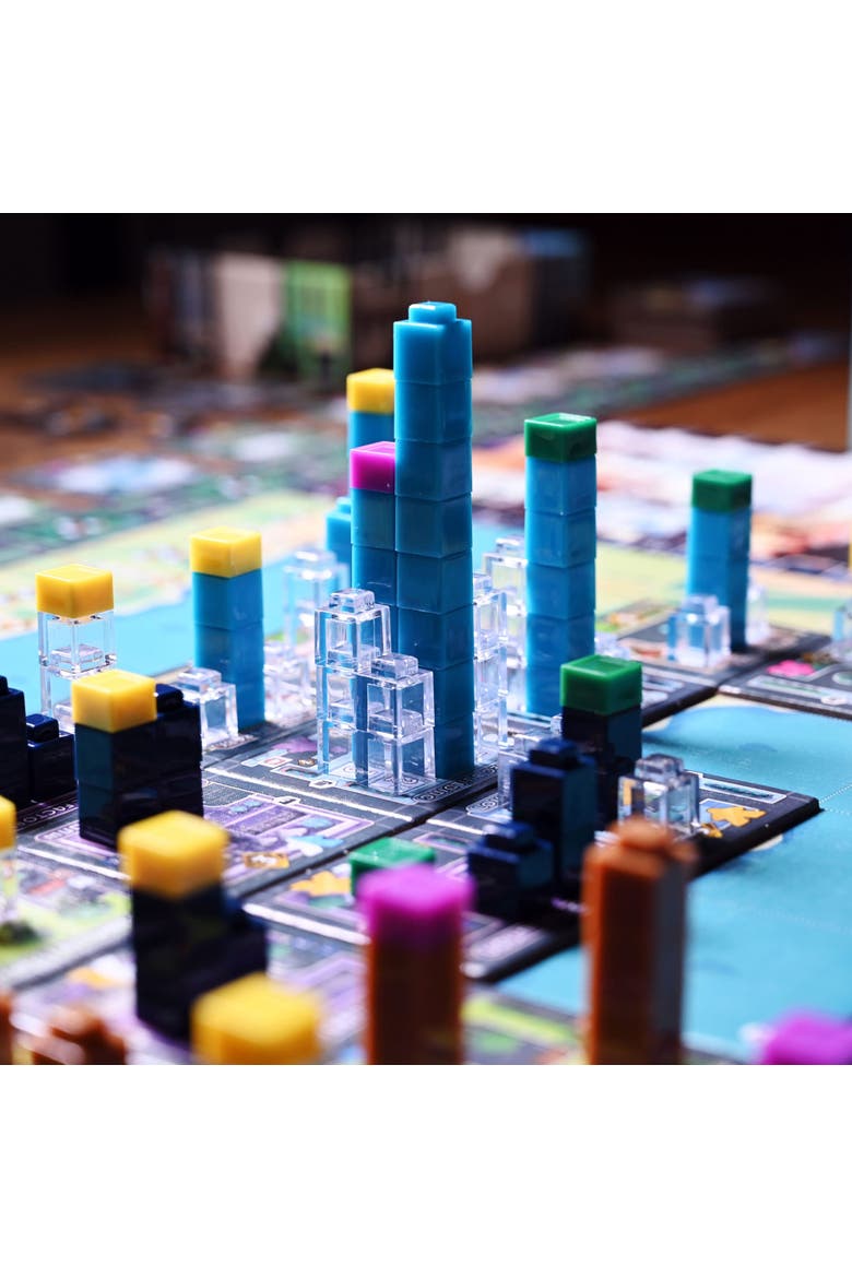 Rolling Heights Construction City Building Board Game, Ages 10+, Alternate, color, Multicolored