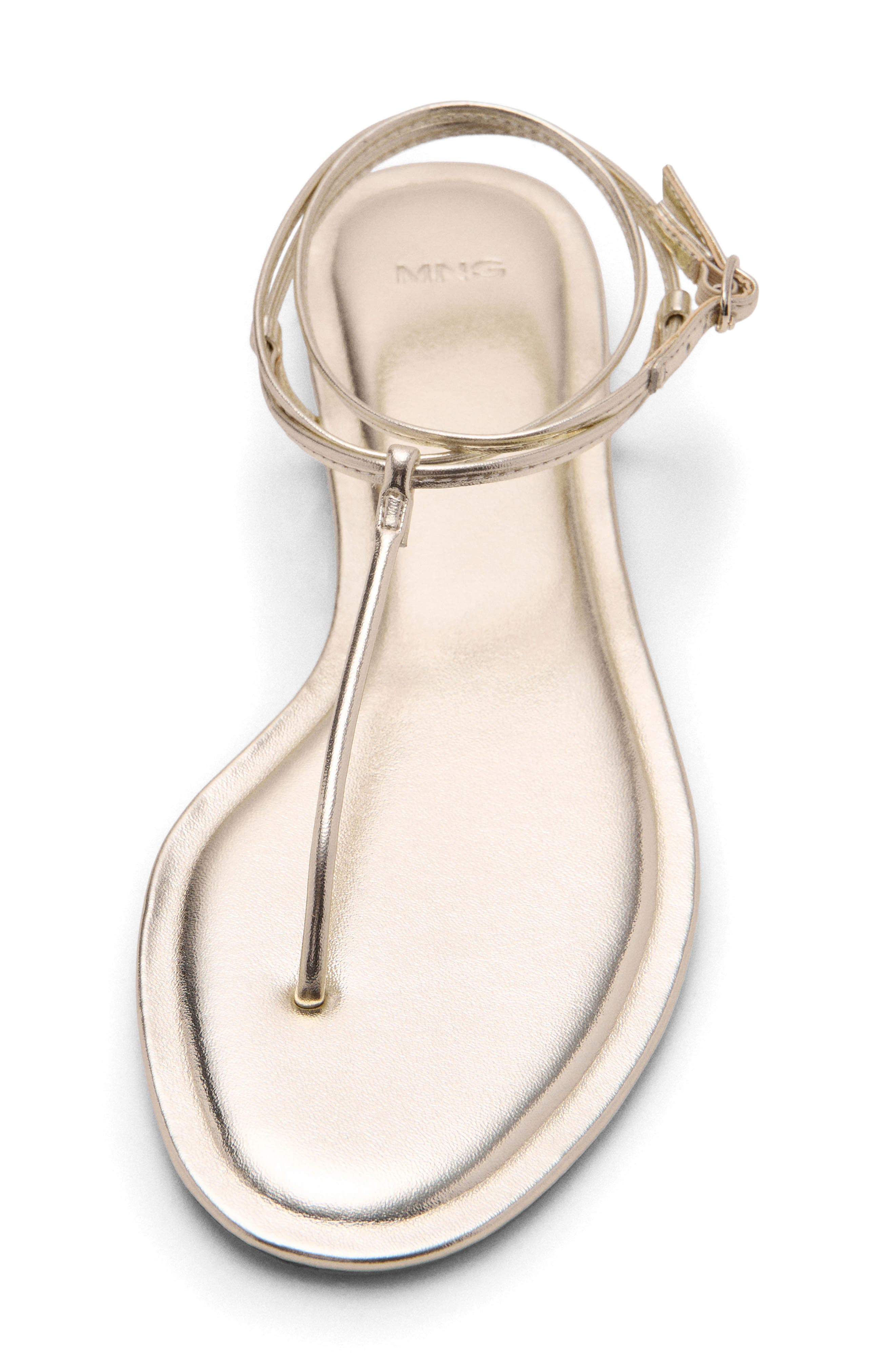 MANGO Ankle Strap Sandal, Alternate, color, 
