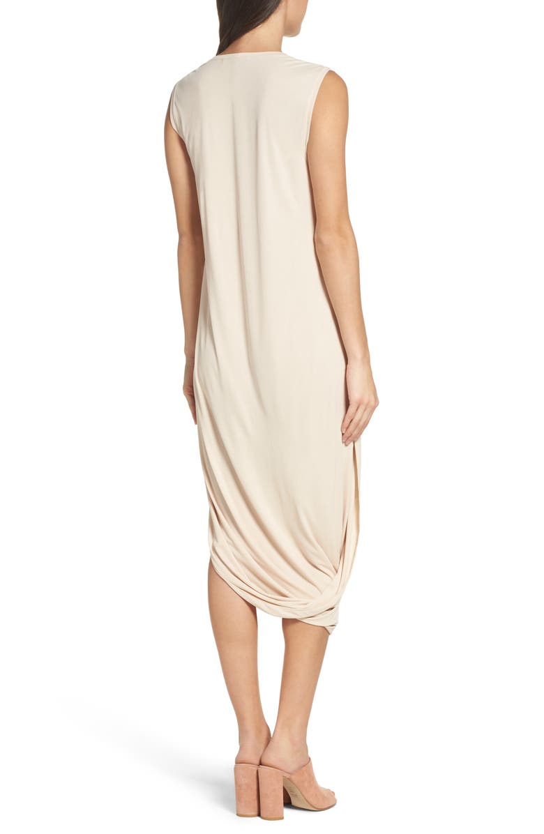 BCBGMAXAZRIA Ruched Midi Dress, Alternate, color,