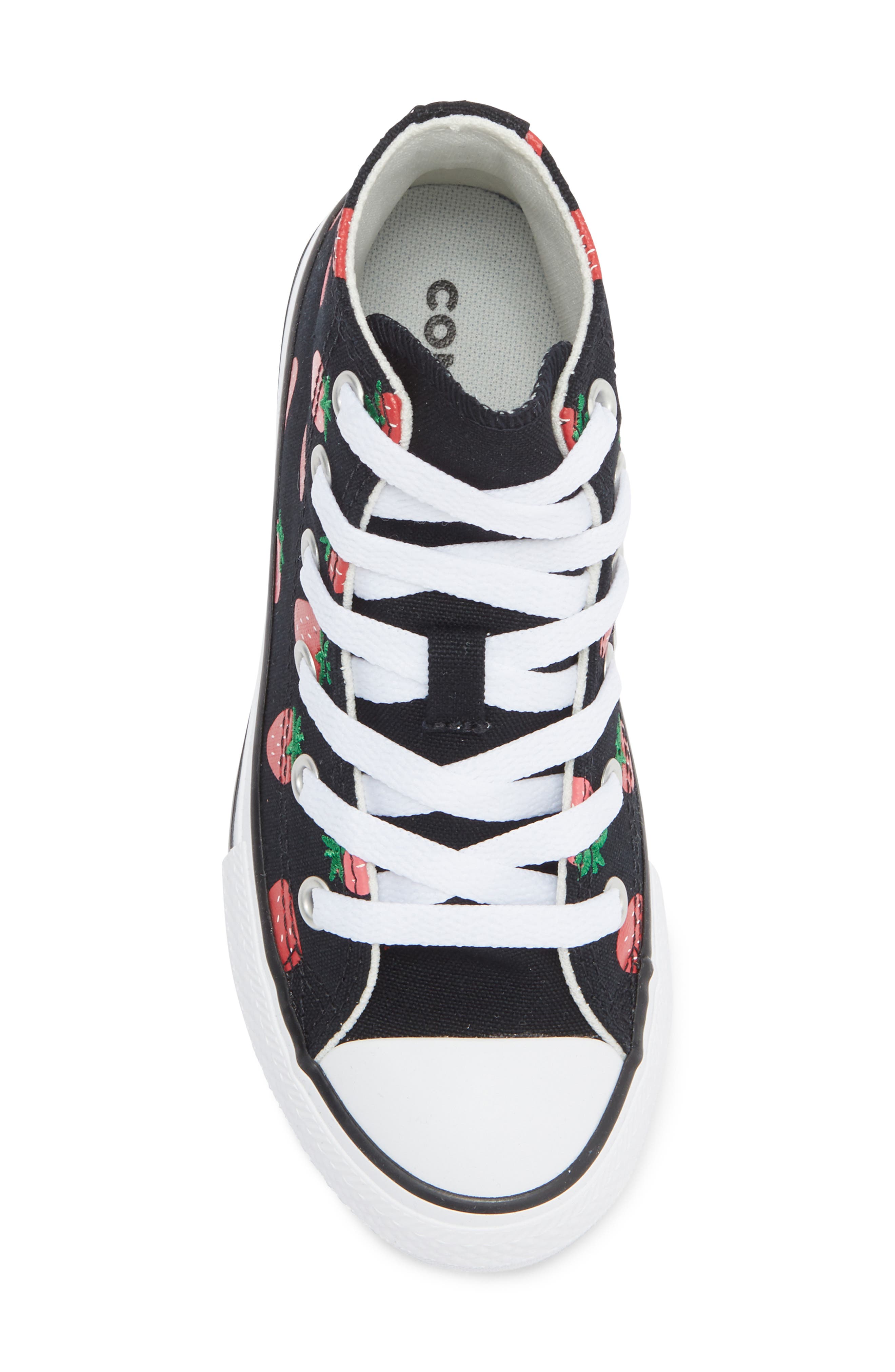 Converse Kids' Chuck Taylor All Star Strawberry Canvas High Top Sneaker, Alternate, color, 