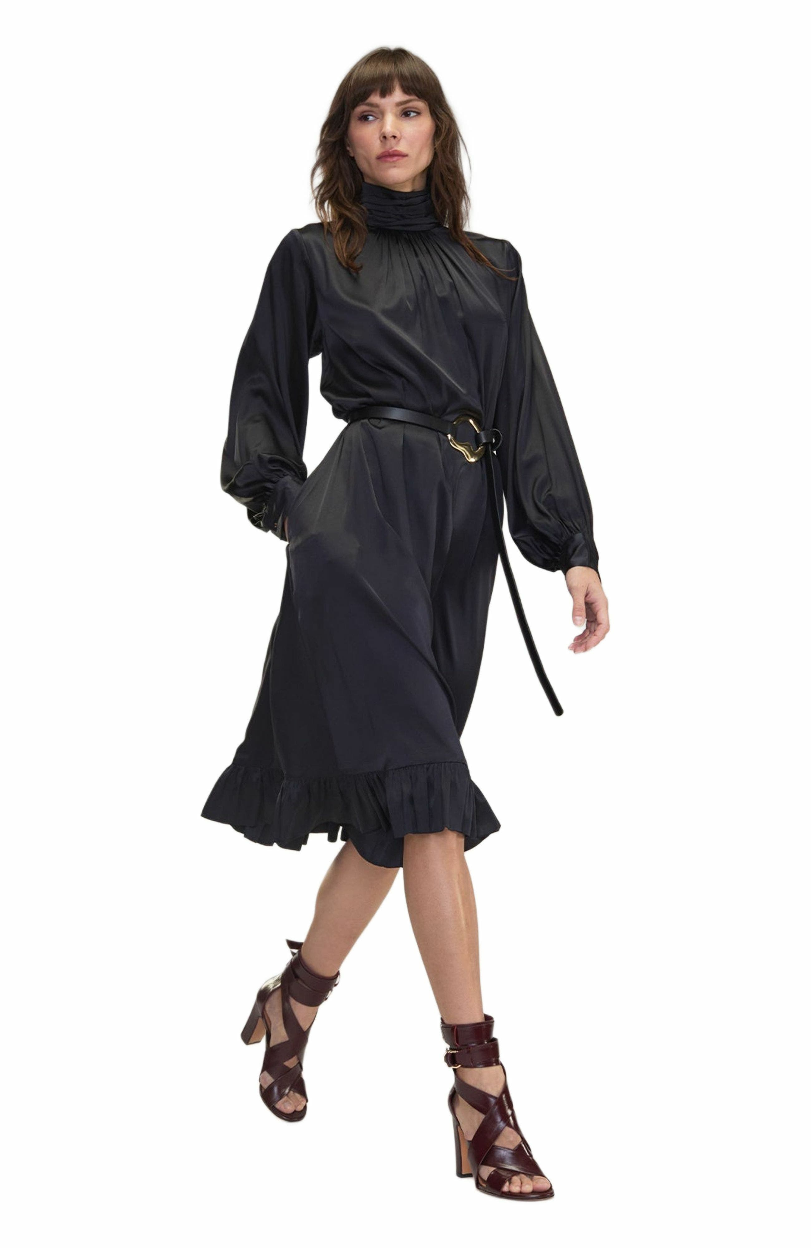 Monroe Silk Charmeuse Dress - image 2