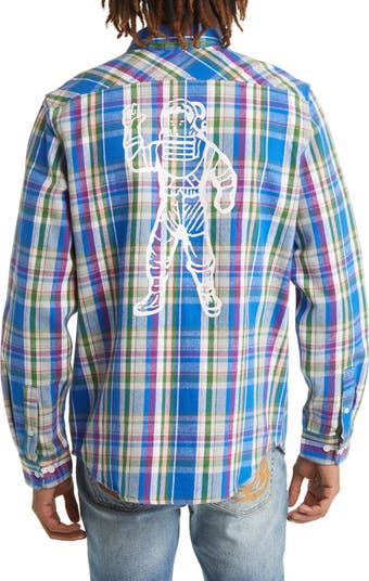 Shibuya Plaid Cotton Button-Down Shirt