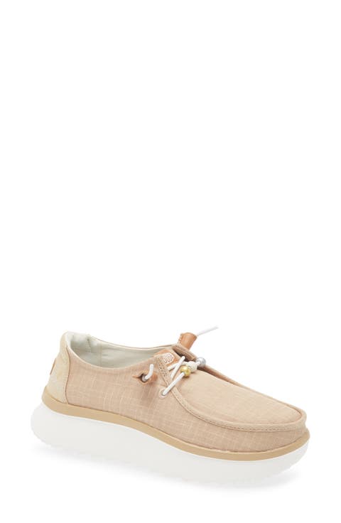Wendy Peak Baja Stripe Slip-On Moc Toe Shoe (Women)