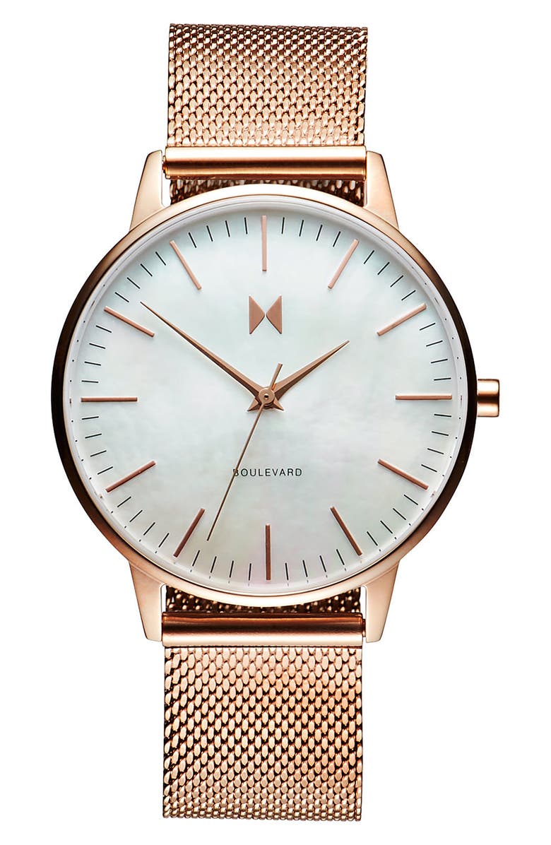 MVMT WATCHES Women's Sunset Mesh Strap Watch, 38mm, Main, color,