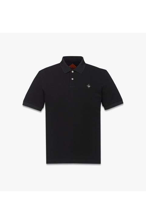 Diamond Patch Piqué Polo