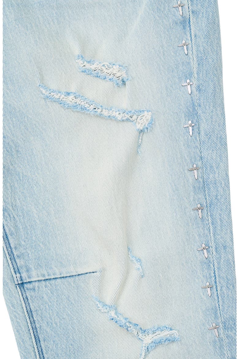 Bryant Ripped Skinny Jeans, Alternate, color, SOFT HORIZON SIDE CROSS