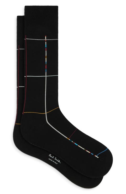 Signature Check Socks